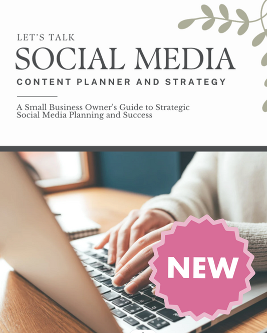 Social Media Strategy Guide + Content Planner Bundle