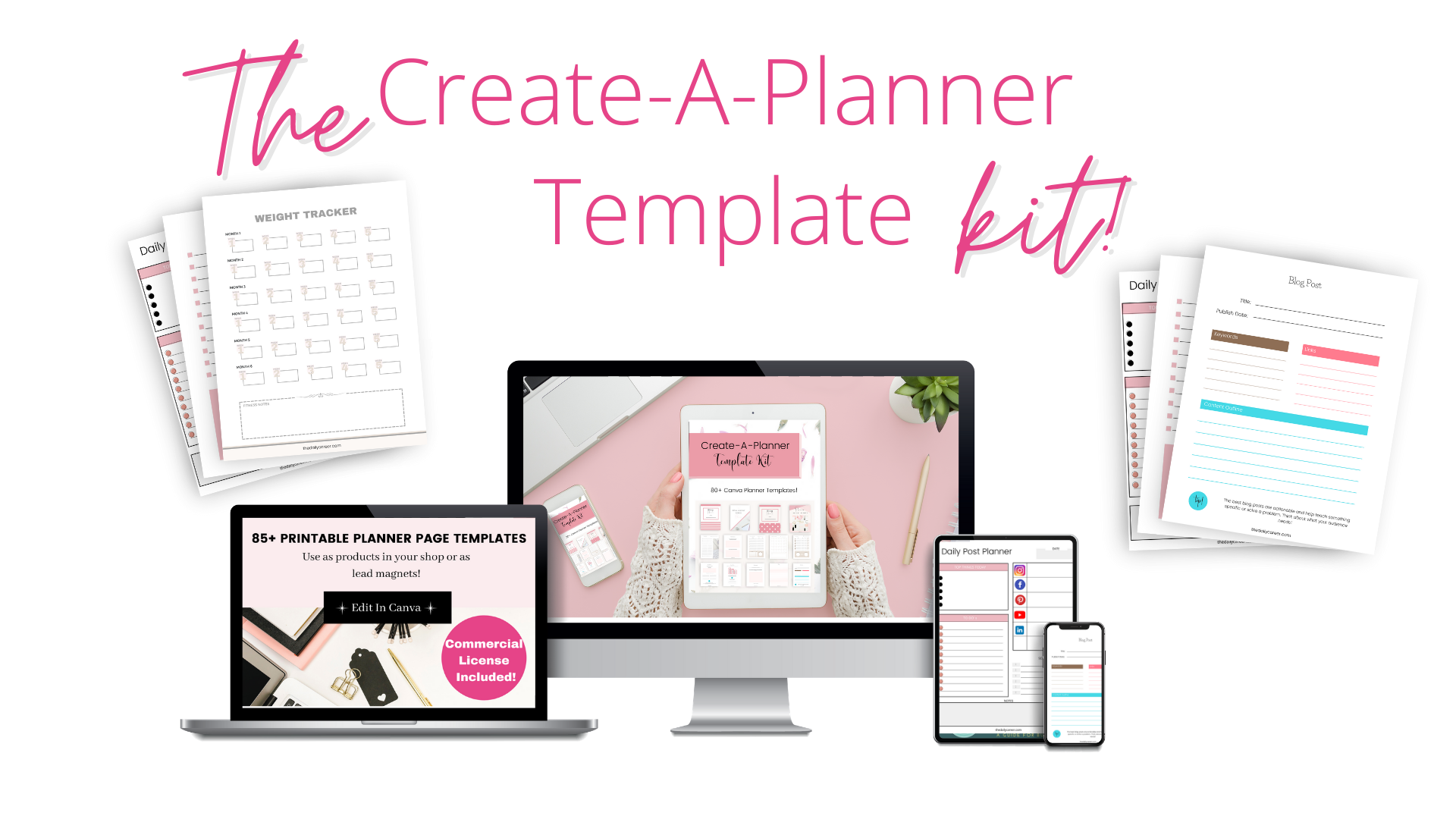 Create-A-Planner Template Kit – Fresh Scribes